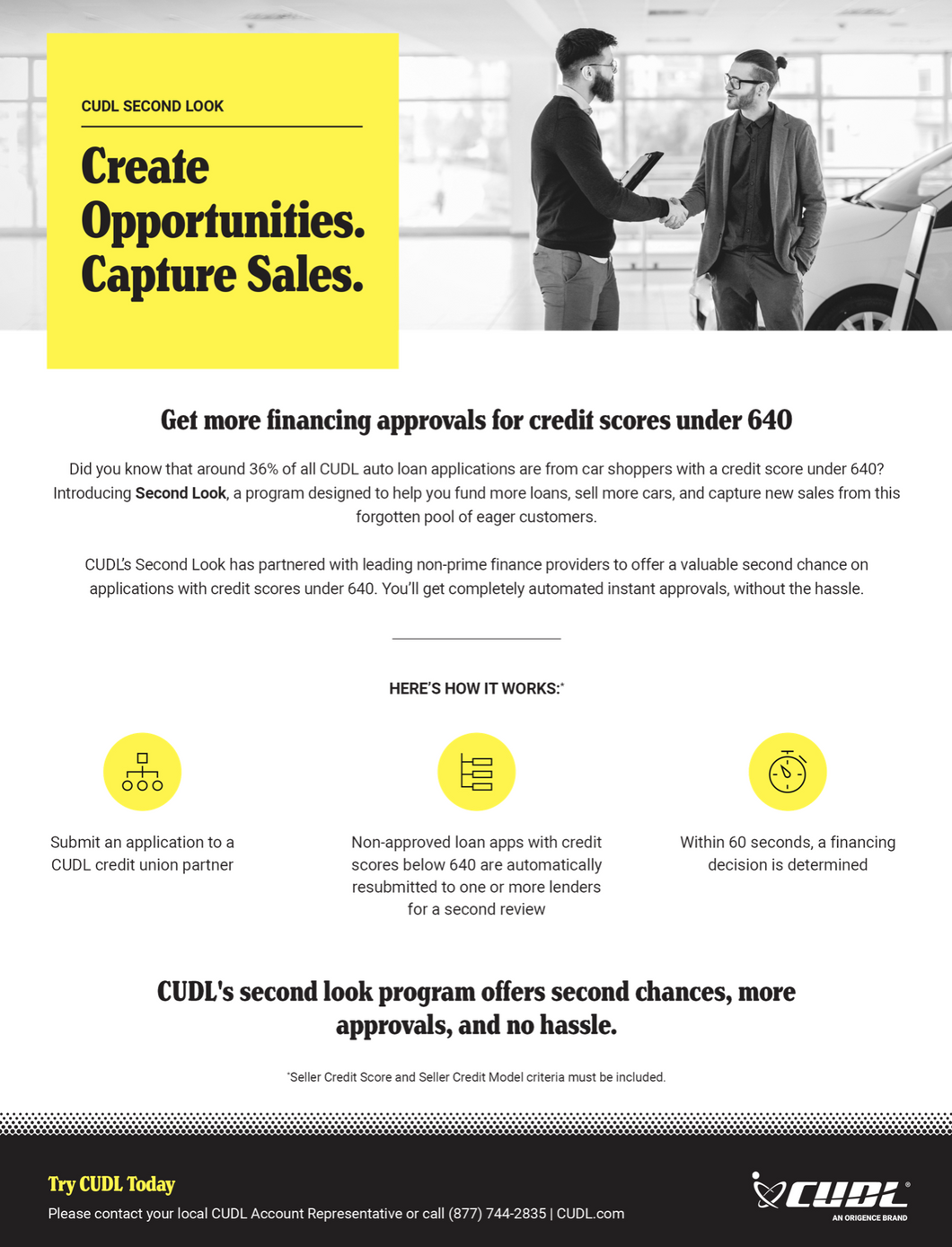 CUDL Second Look | Product Sheet